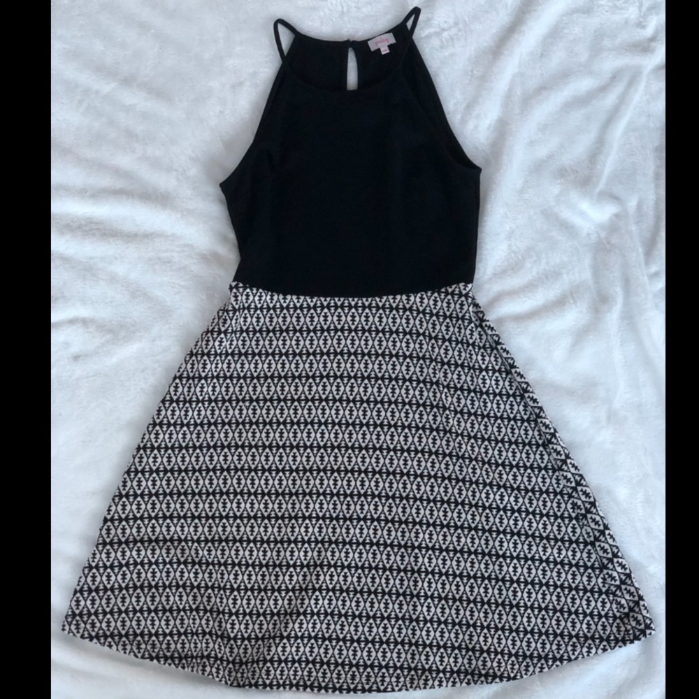 Black and White Marabella Pixley Dress